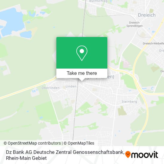 Dz Bank AG Deutsche Zentral Genossenschaftsbank map