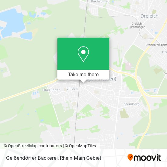 Карта Geißendörfer Bäckerei