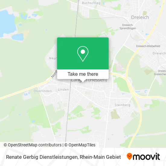 Карта Renate Gerbig Dienstleistungen