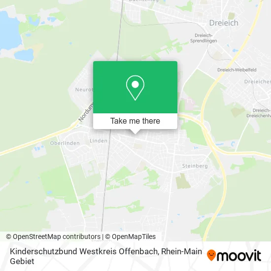 Kinderschutzbund Westkreis Offenbach map