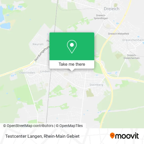 Карта Testcenter Langen