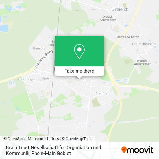 Brain Trust Gesellschaft für Organiation und Kommunik map