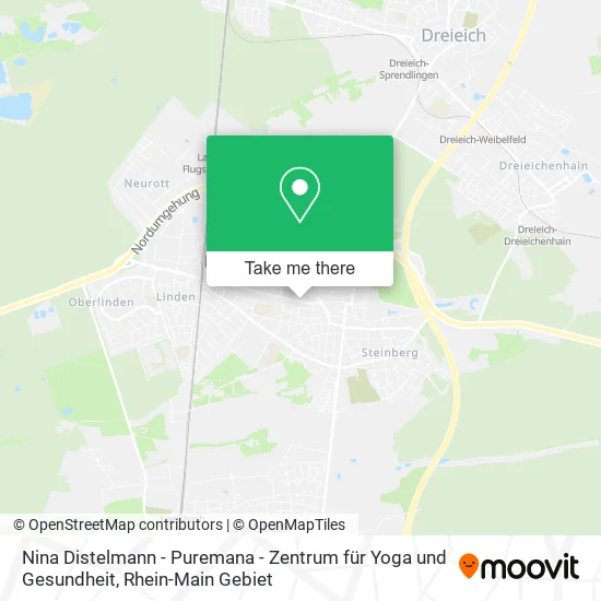 Карта Nina Distelmann - Puremana - Zentrum für Yoga und Gesundheit