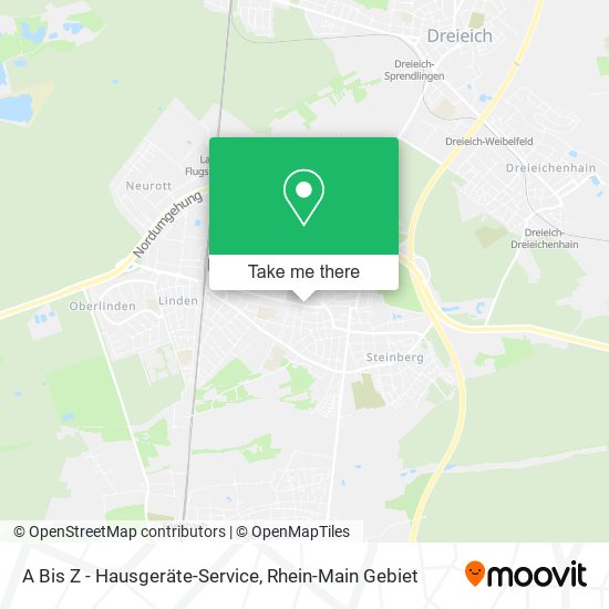 A Bis Z - Hausgeräte-Service map