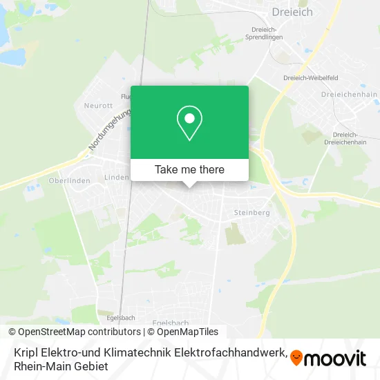 Карта Kripl Elektro-und Klimatechnik Elektrofachhandwerk