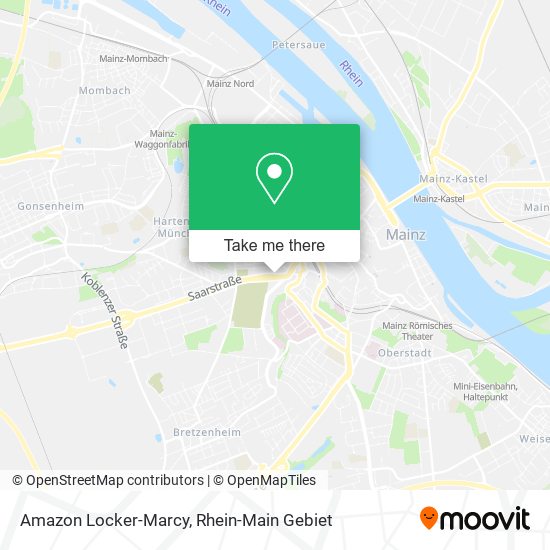 Карта Amazon Locker-Marcy