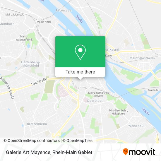 Galerie Art Mayence map