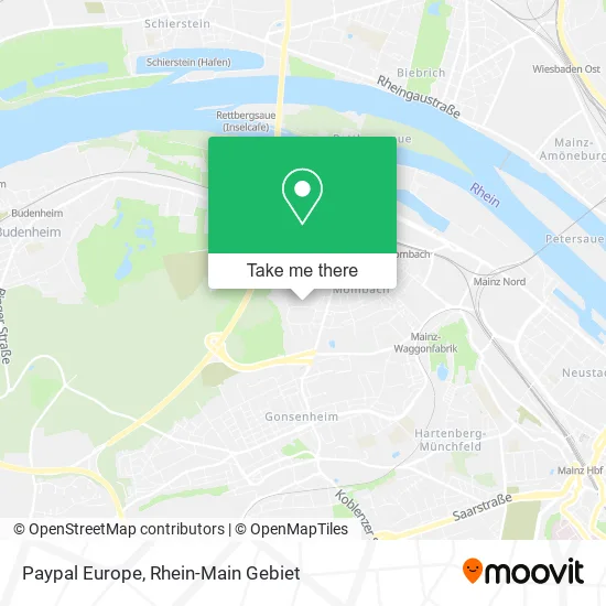 Карта Paypal Europe
