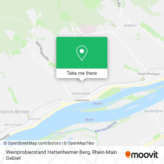 Weinprobierstand Hattenheimer Berg map