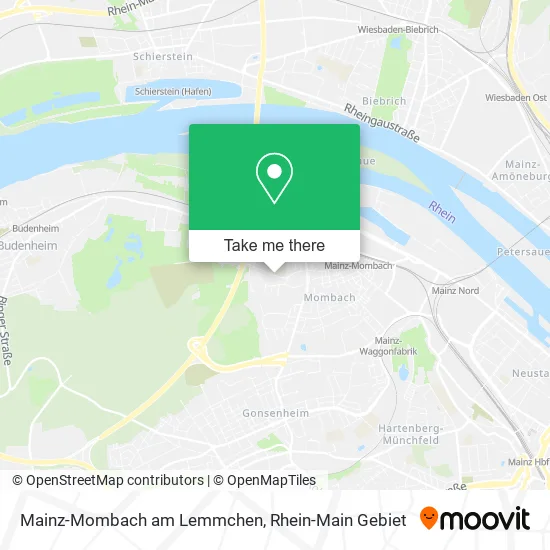 Карта Mainz-Mombach am Lemmchen