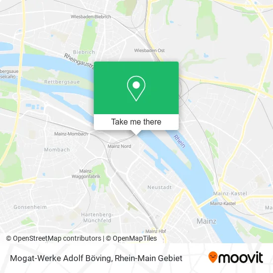 Карта Mogat-Werke Adolf Böving