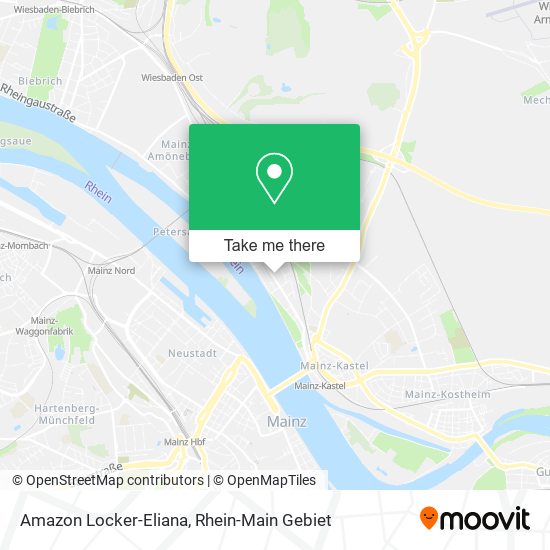 Amazon Locker-Eliana map
