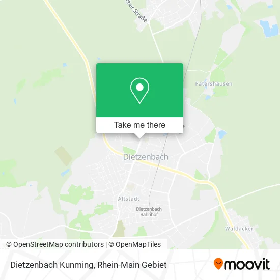 Карта Dietzenbach Kunming