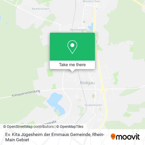 Ev. Kita Jügesheim der Emmaus Gemeinde map