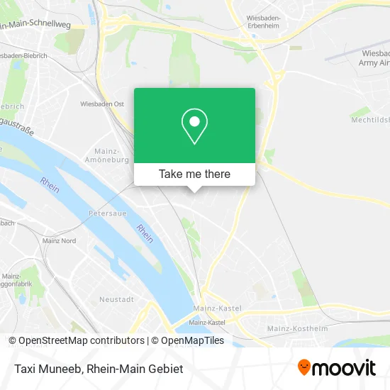 Карта Taxi Muneeb