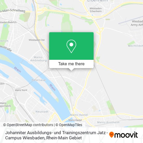 Johanniter Ausbildungs- und Trainingszentrum Jatz - Campus Wiesbaden map