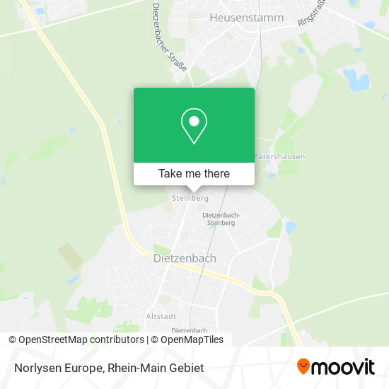 Карта Norlysen Europe