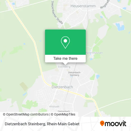 Карта Dietzenbach Steinberg