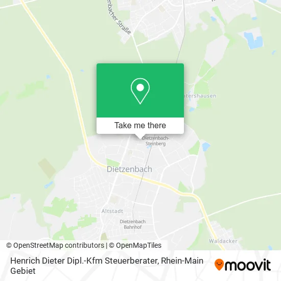 Карта Henrich Dieter Dipl.-Kfm Steuerberater