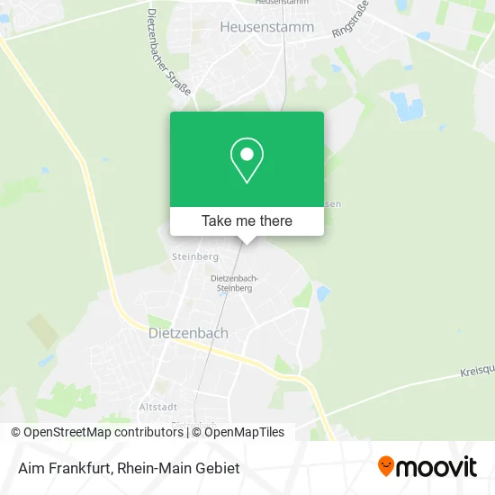 Карта Aim Frankfurt