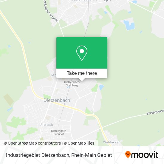 Industriegebiet Dietzenbach map