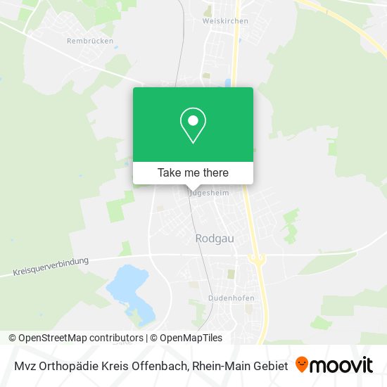 Mvz Orthopädie Kreis Offenbach map
