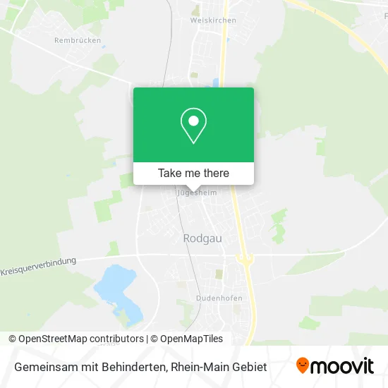 Карта Gemeinsam mit Behinderten