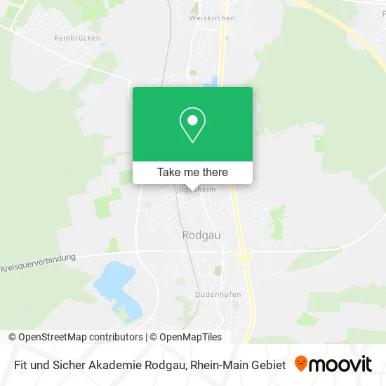 Карта Fit und Sicher Akademie Rodgau