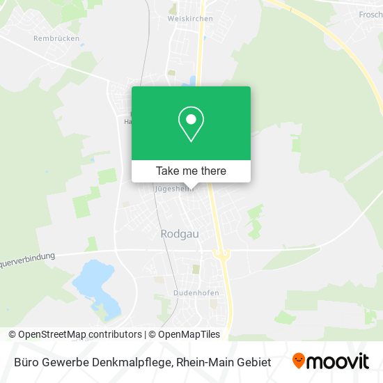 Büro Gewerbe Denkmalpflege map