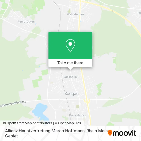 Карта Allianz Hauptvertretung Marco Hoffmann