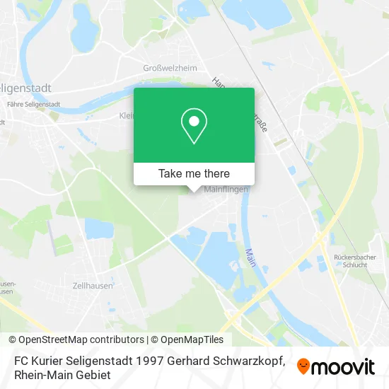 Карта FC Kurier Seligenstadt 1997 Gerhard Schwarzkopf