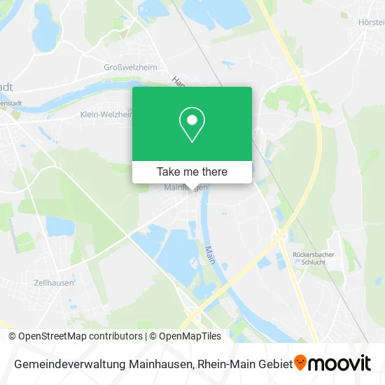 Карта Gemeindeverwaltung Mainhausen
