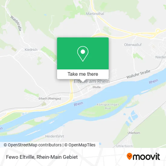 Карта Fewo Eltville