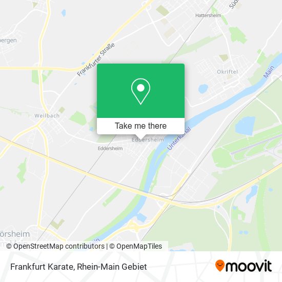 Frankfurt Karate map