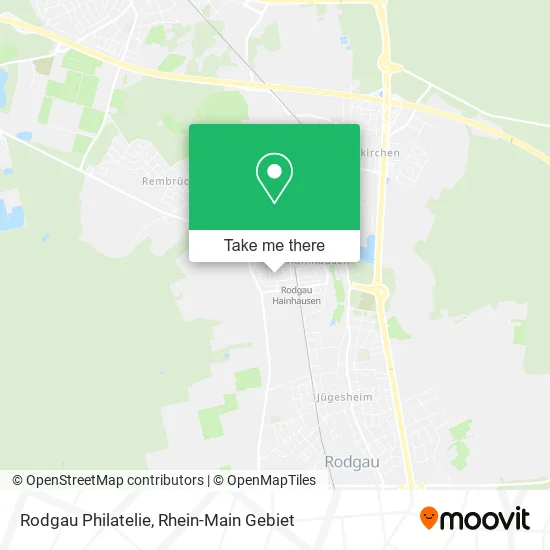 Карта Rodgau Philatelie