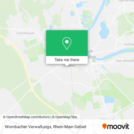 Карта Wombacher Verwaltungs
