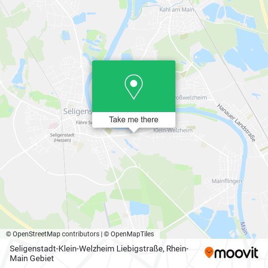 Seligenstadt-Klein-Welzheim Liebigstraße map