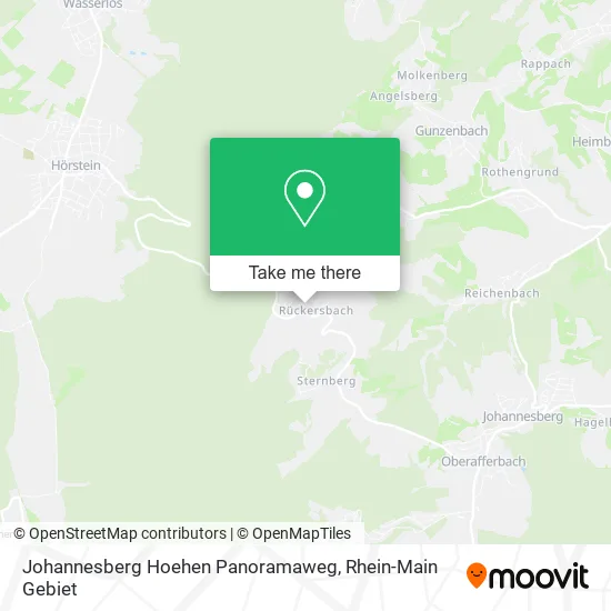 Карта Johannesberg Hoehen Panoramaweg