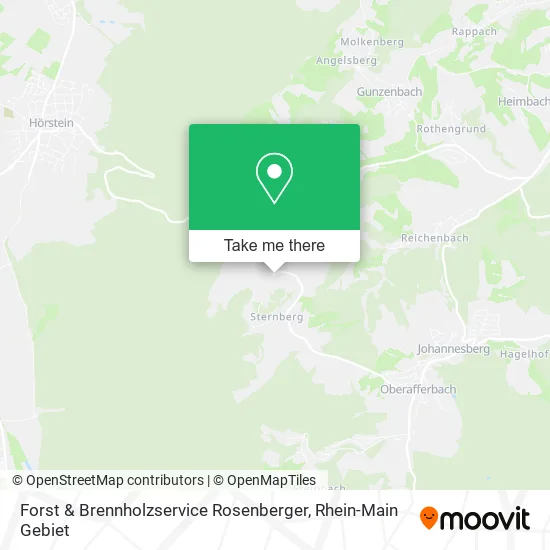 Карта Forst & Brennholzservice Rosenberger