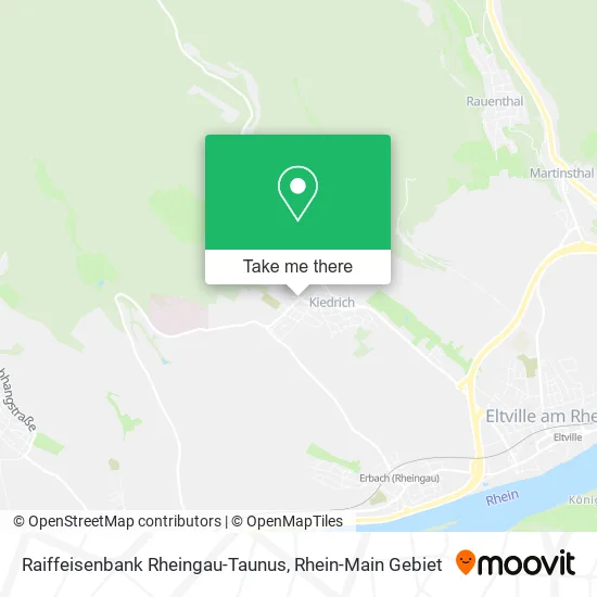 Карта Raiffeisenbank Rheingau-Taunus