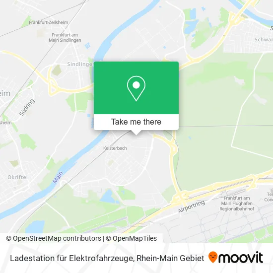 Карта Ladestation für Elektrofahrzeuge