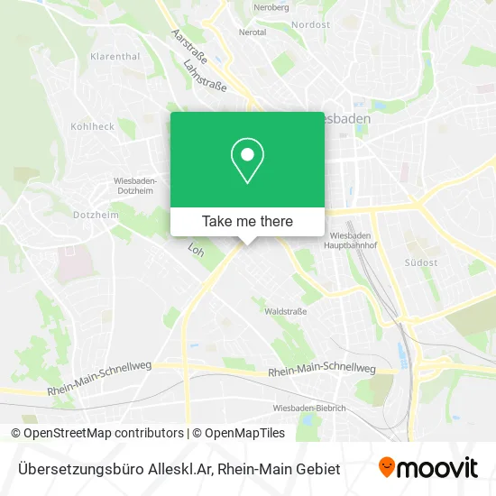 Карта Übersetzungsbüro Alleskl.Ar
