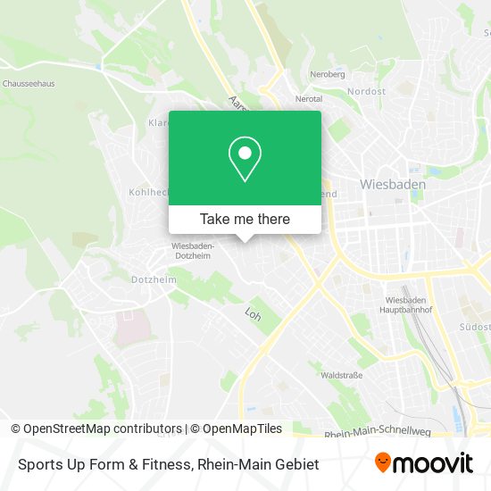 Sports Up Form & Fitness map