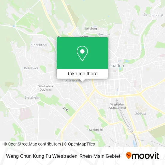 Карта Weng Chun Kung Fu Wiesbaden