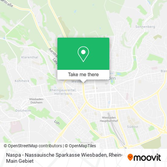 Карта Naspa - Nassauische Sparkasse Wiesbaden