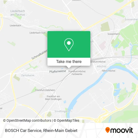 Карта BOSCH Car Service