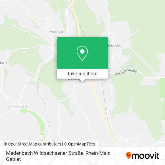 Карта Medenbach Wildsachsener Straße