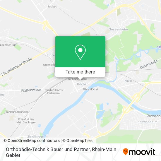 Orthopädie-Technik Bauer und Partner map