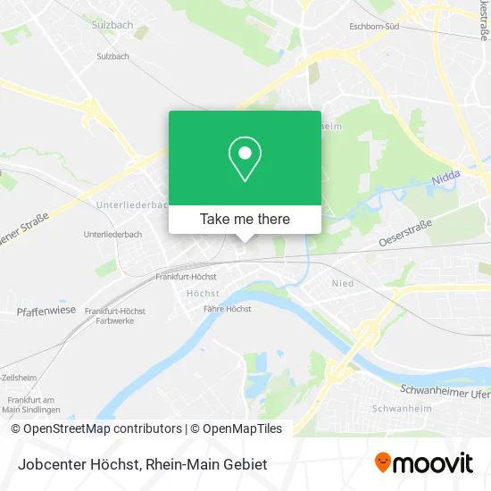 Карта Jobcenter Höchst