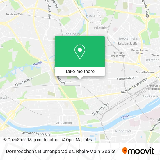 Карта Dornröschen's Blumenparadies